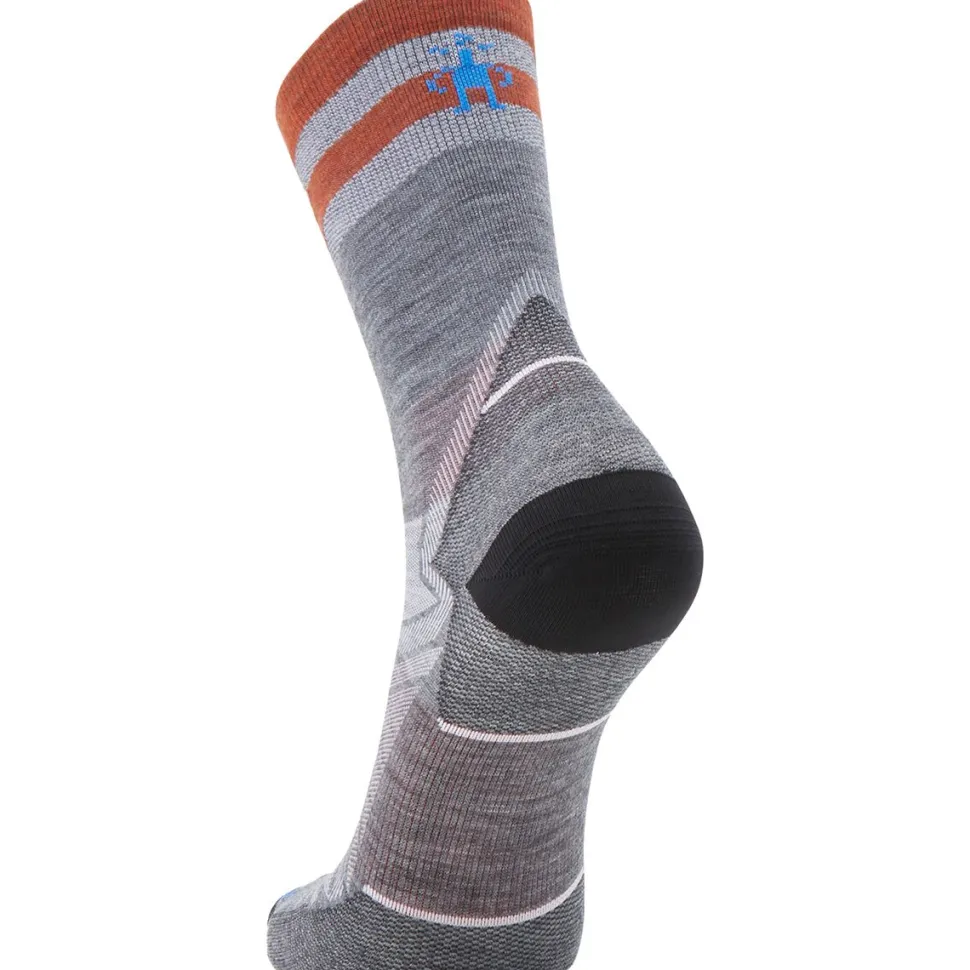 Run Zero Cushion Mid Crew Pattern Sock