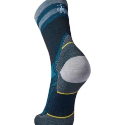 Run Zero Cushion Mid Crew Pattern Sock