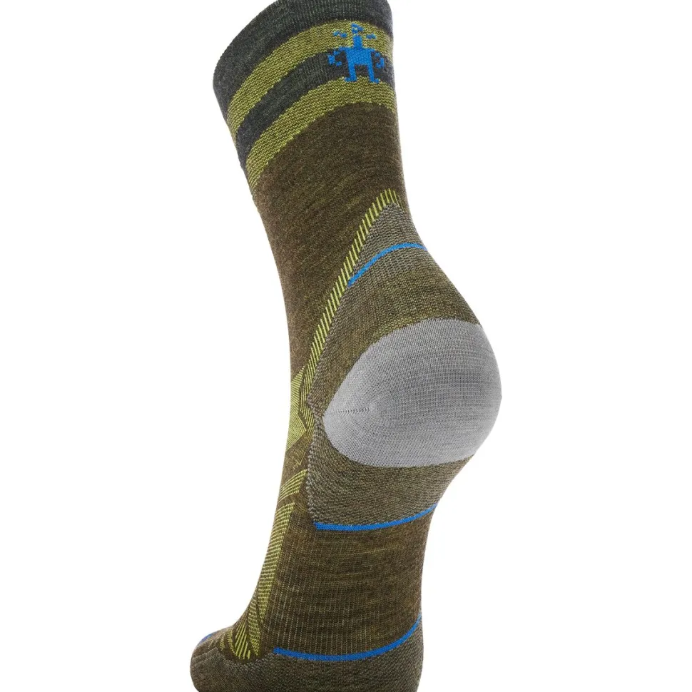 Run Zero Cushion Mid Crew Pattern Sock
