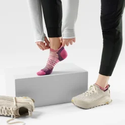 Run Zero Cushion Stripe Low Ankle Sock - Women's