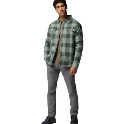 Saddle Point Warm Lined Flannel Shirt - Men's