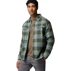 Saddle Point Warm Lined Flannel Shirt - Men's