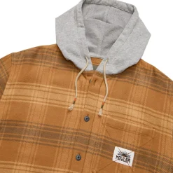 Salvo Hooded Blanket Flannel Shirt - Men's