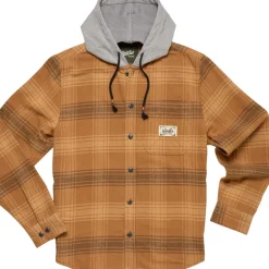 Salvo Hooded Blanket Flannel Shirt - Men's