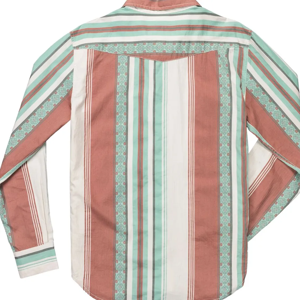 Serape Pearl Snap Long-Sleeve Shirt - Men's