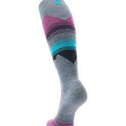 Ski Targeted Cushion Pattern OTC Sock - Women's