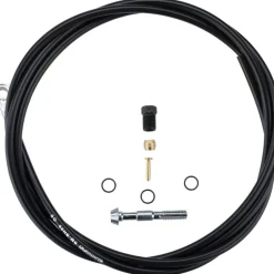 Sm-Bh59-Sb Hose Kit-Road Hydr Brakes+ Straight Banjo Fitting
