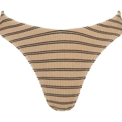 Sol Stripe Hi Cut Bikini Bottom - Women's