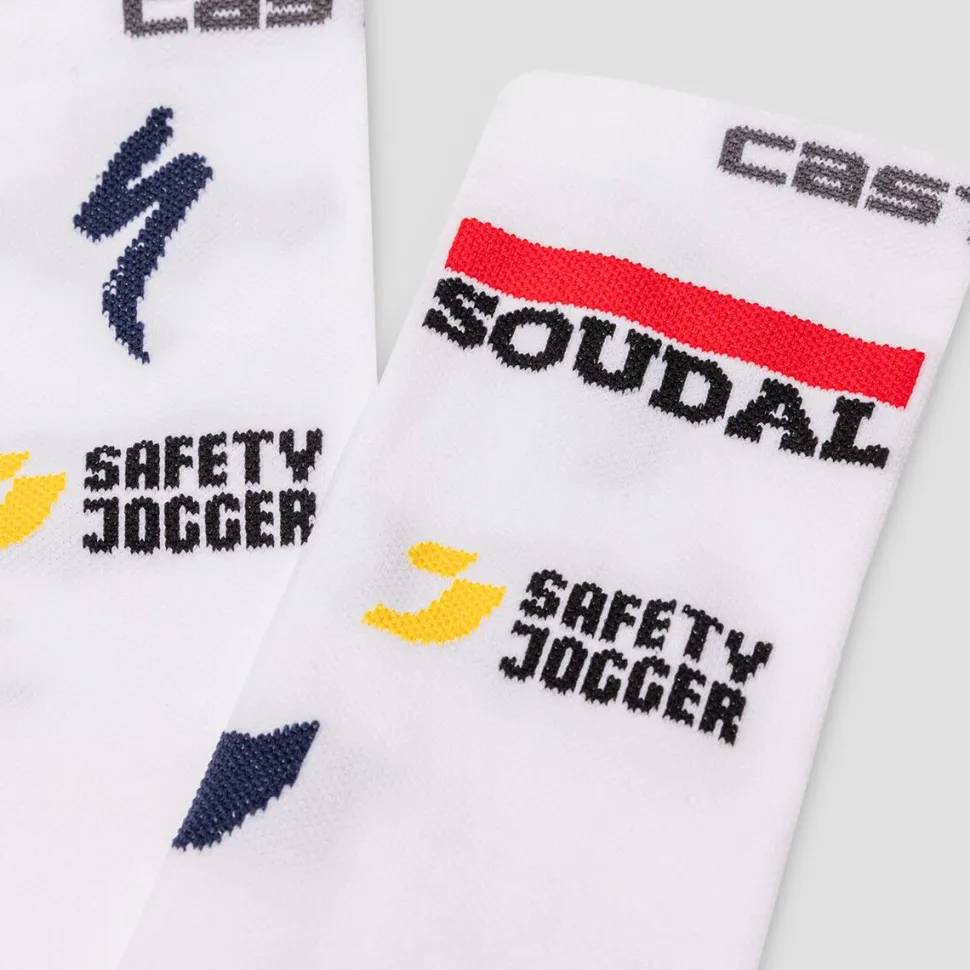 Soudal/Quick-Step Rosso Corsa Pro 18 Sock - Men's