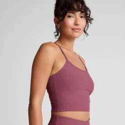 Spacedye Slim Racerback Cropped Tank Top - Women's