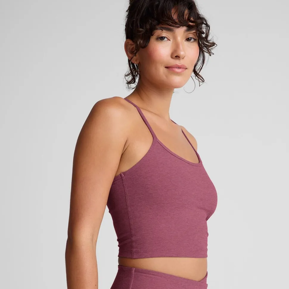 Spacedye Slim Racerback Cropped Tank Top - Women's