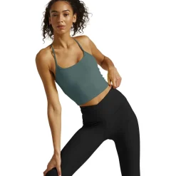 Spacedye Slim Racerback Cropped Tank Top - Women's