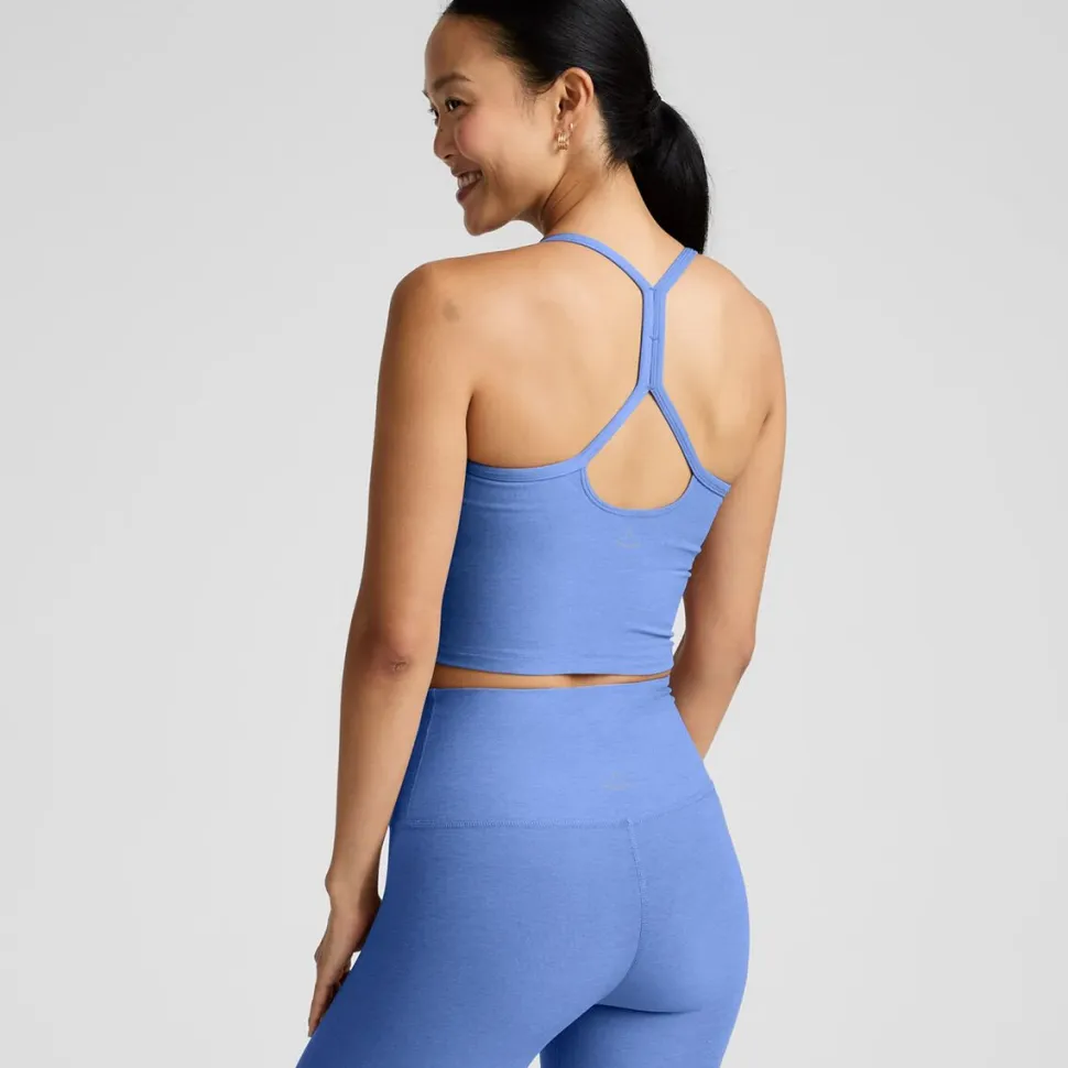Spacedye Slim Racerback Cropped Tank Top - Women's