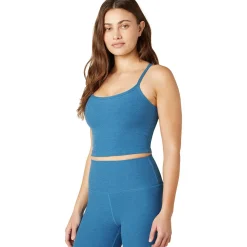 Spacedye Slim Racerback Cropped Tank Top - Women's
