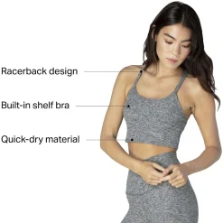 Spacedye Slim Racerback Cropped Tank Top - Women's