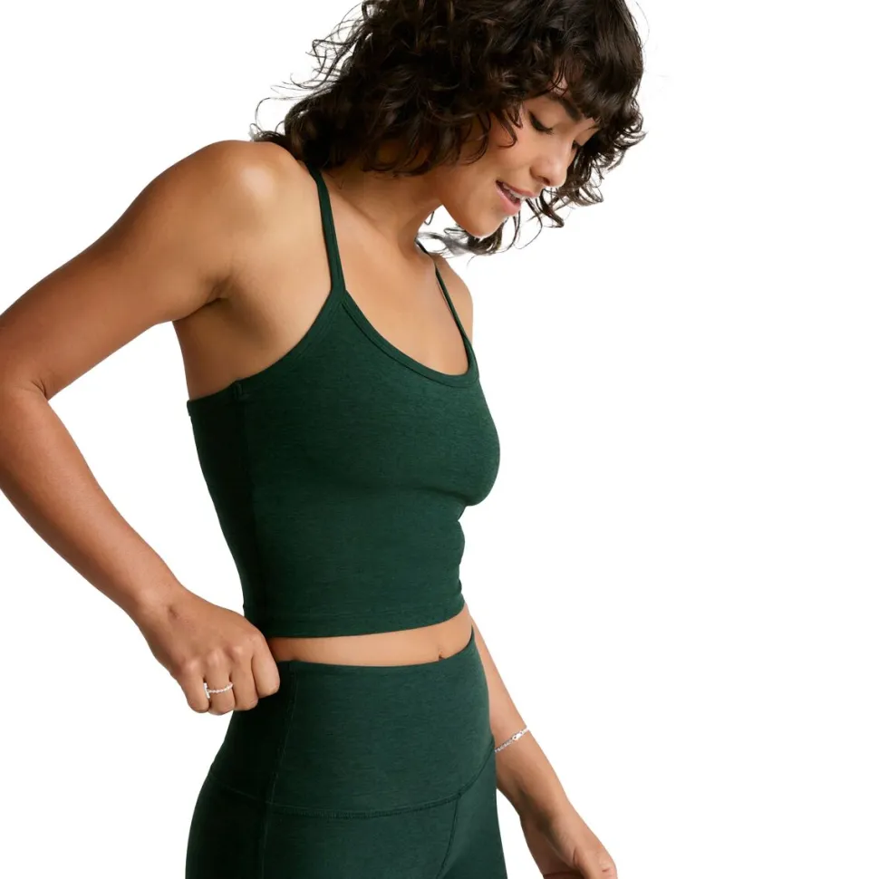 Spacedye Slim Racerback Cropped Tank Top - Women's