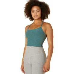 Spacedye Slim Racerback Cropped Tank Top - Women's