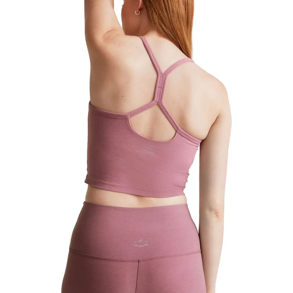 Spacedye Slim Racerback Cropped Tank Top - Women's