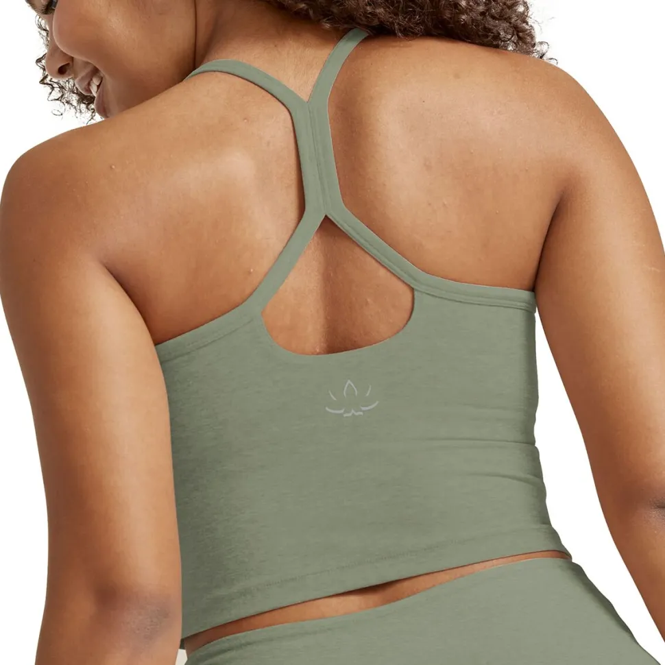Spacedye Slim Racerback Cropped Tank Top - Women's