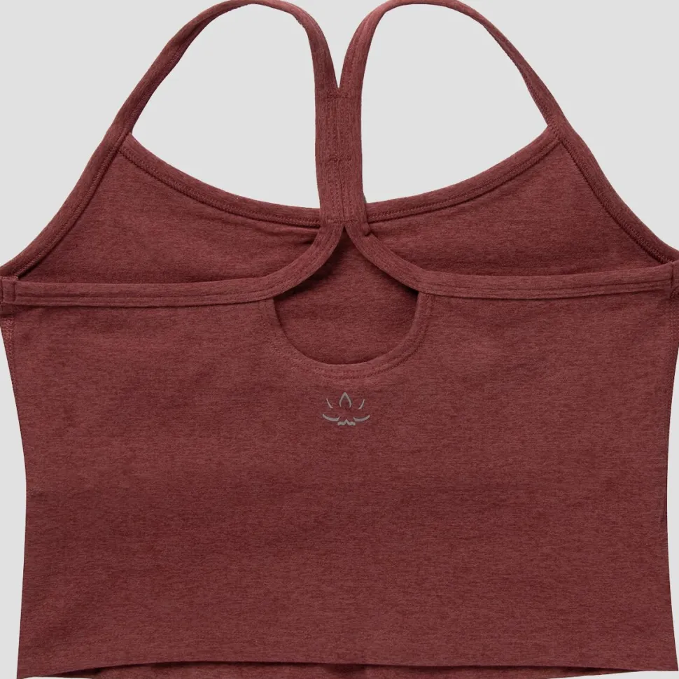 Spacedye Slim Racerback Cropped Tank Top - Women's