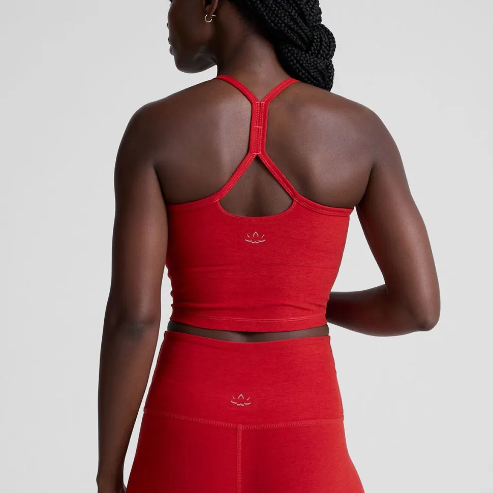 Spacedye Slim Racerback Cropped Tank Top - Women's