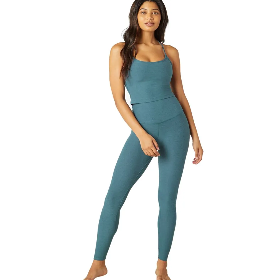 Spacedye Slim Racerback Cropped Tank Top - Women's