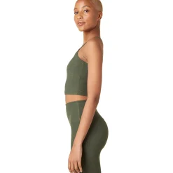 Spacedye Slim Racerback Cropped Tank Top - Women's