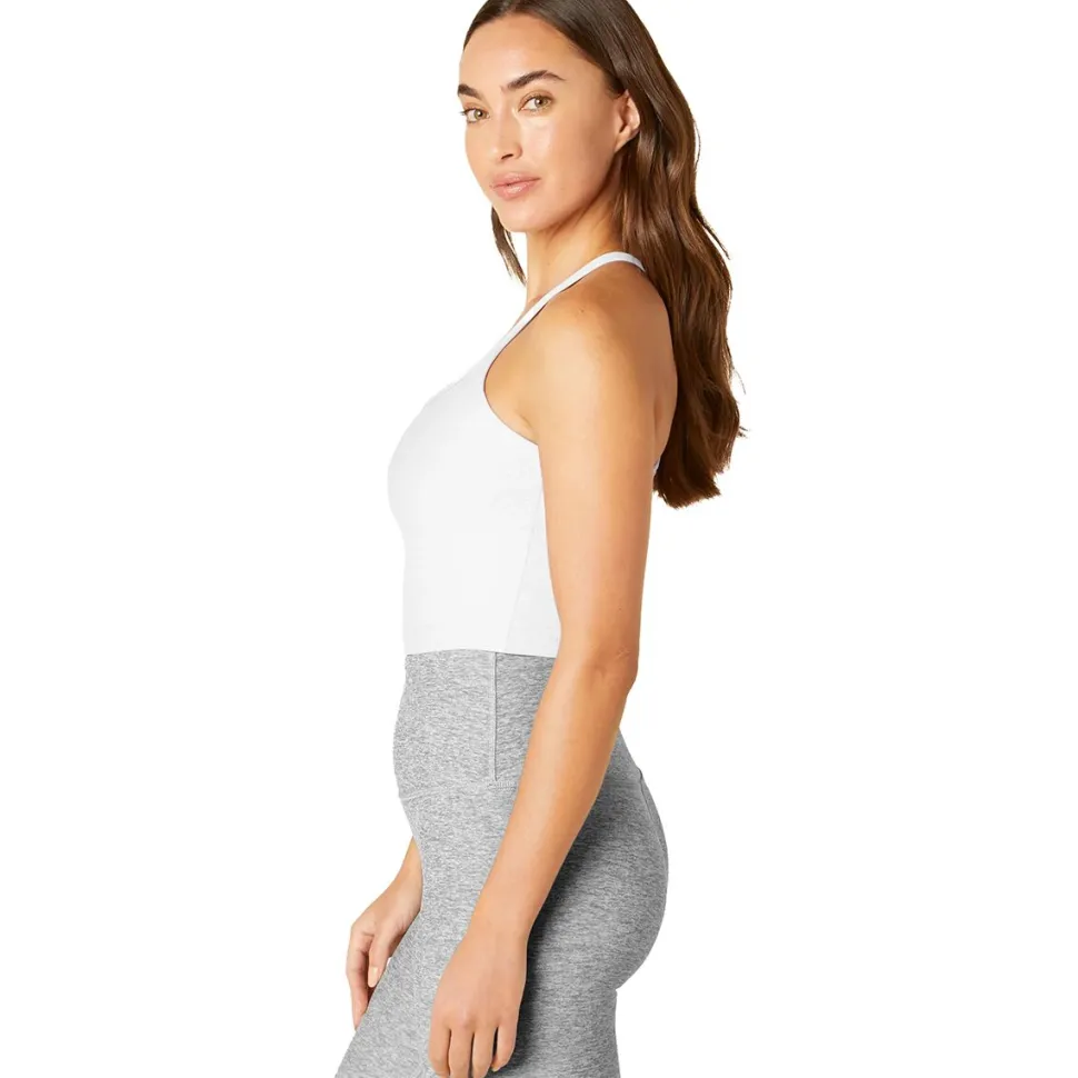Spacedye Slim Racerback Cropped Tank Top - Women's