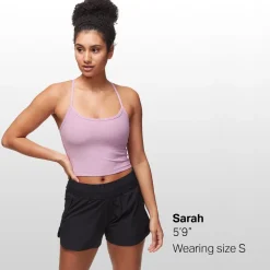 Spacedye Slim Racerback Cropped Tank Top - Women's