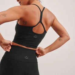 Spacedye Slim Racerback Cropped Tank Top - Women's