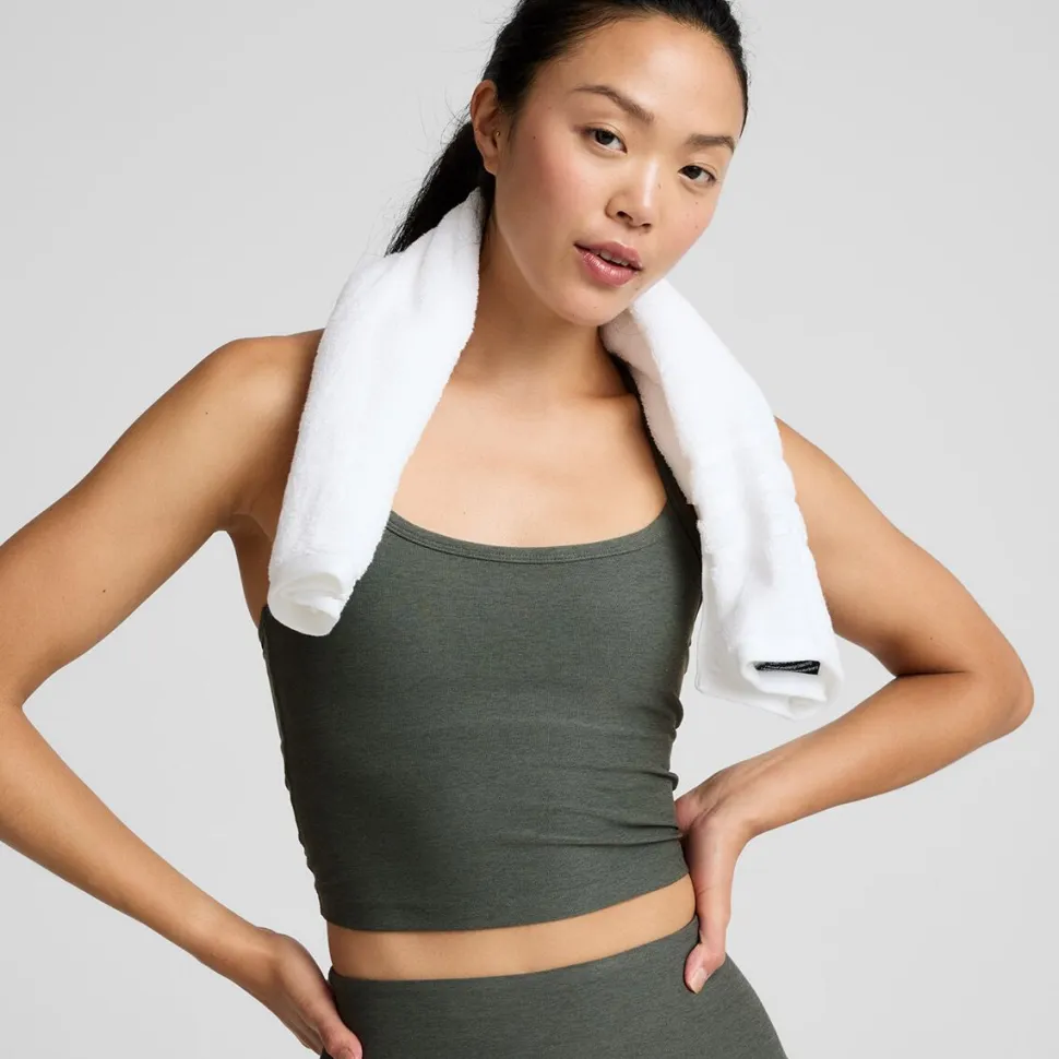Spacedye Slim Racerback Cropped Tank Top - Women's