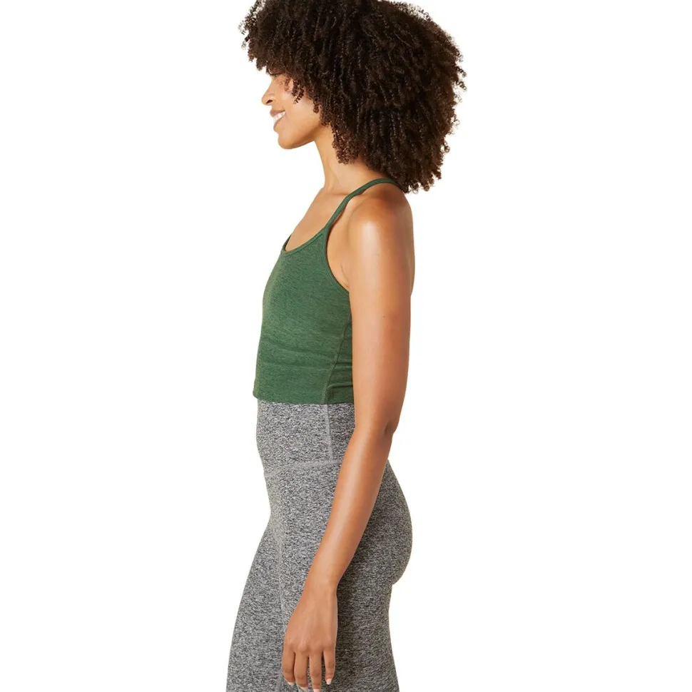 Spacedye Slim Racerback Cropped Tank Top - Women's