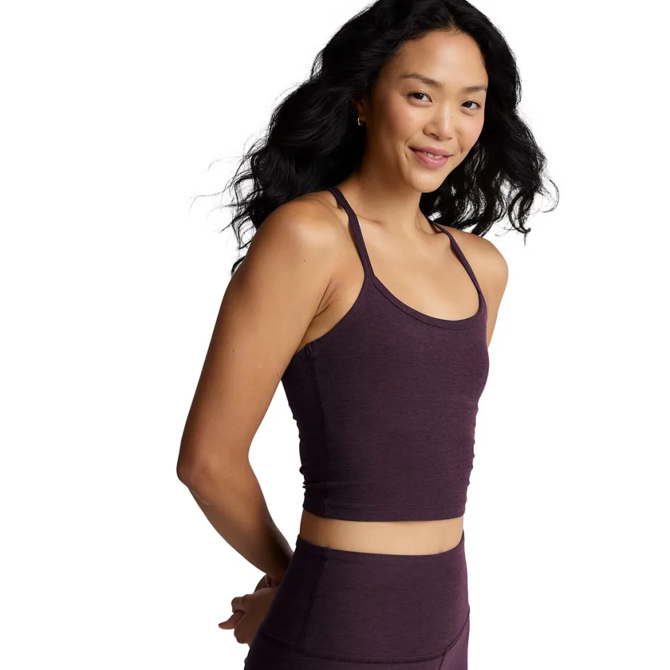Spacedye Slim Racerback Cropped Tank Top - Women's