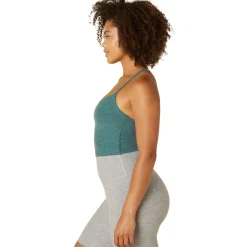 Spacedye Slim Racerback Cropped Tank Top - Women's