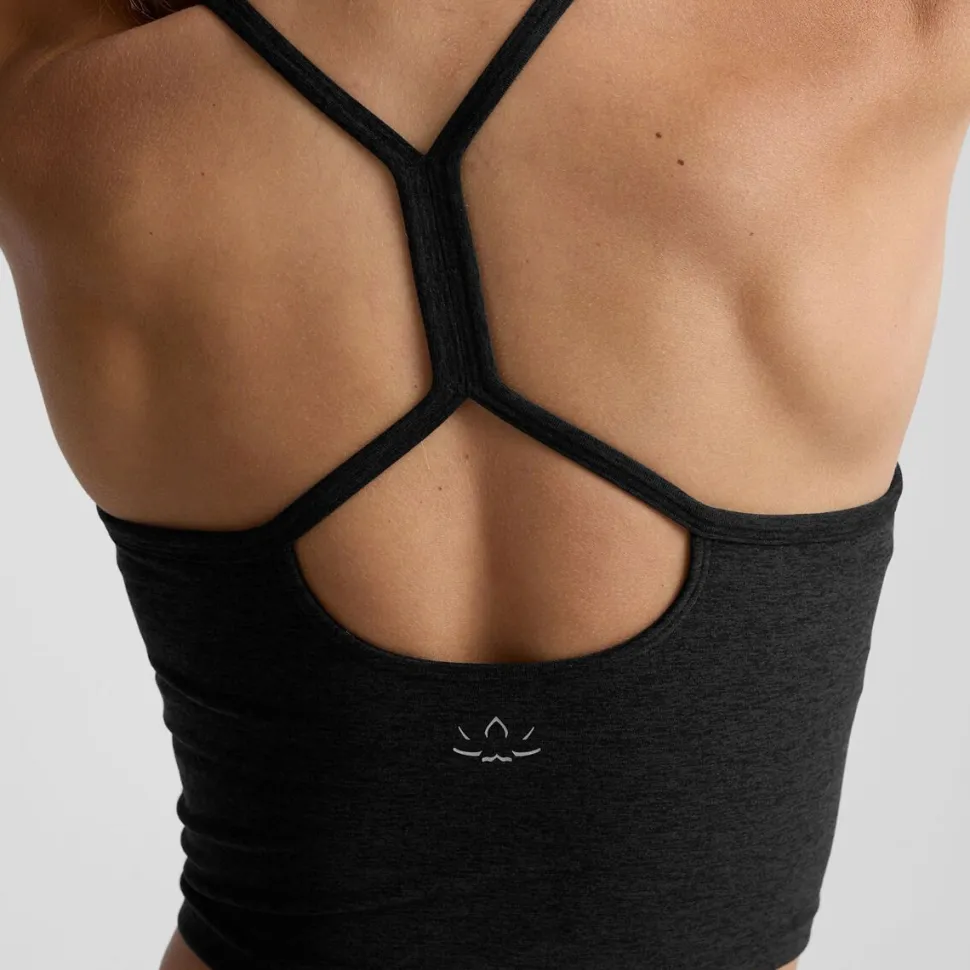 Spacedye Slim Racerback Cropped Tank Top - Women's