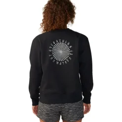 Spiral Pullover Crew Sweatshirt - Women's