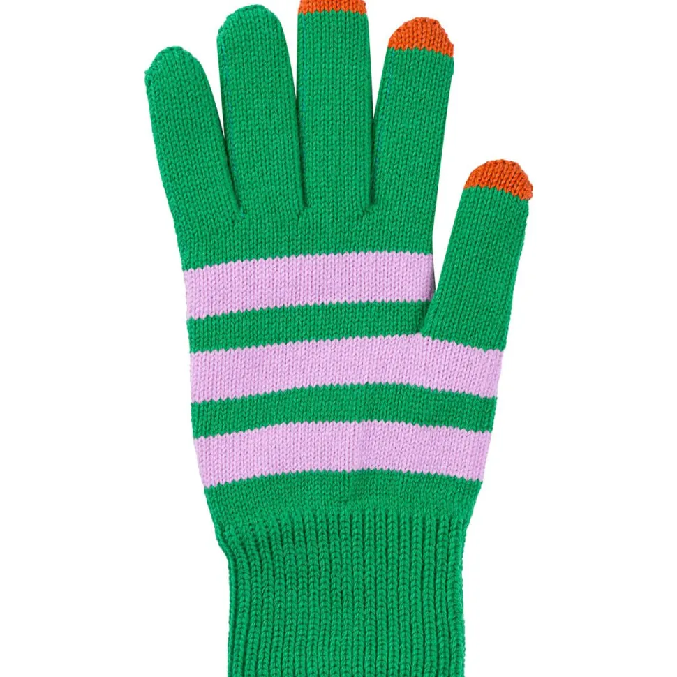 Striped Touchscreen Glove