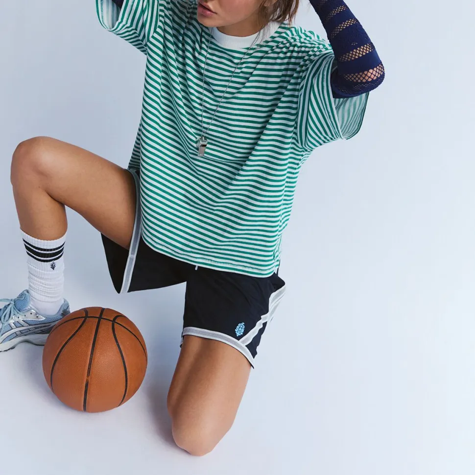 Stripe Tackle T-Shirt - Women's