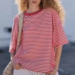 Stripe Tackle T-Shirt - Women's