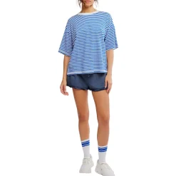 Stripe Tackle T-Shirt - Women's