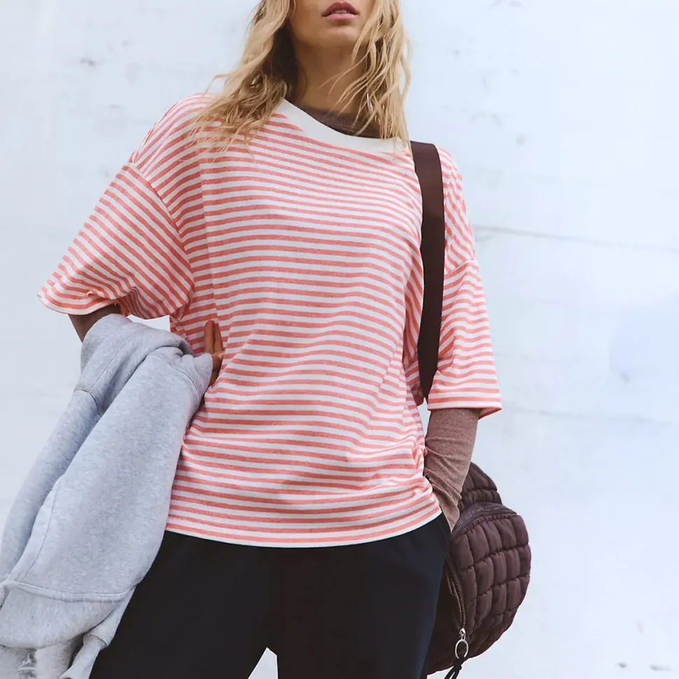 Stripe Tackle T-Shirt - Women's