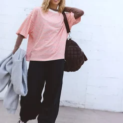 Stripe Tackle T-Shirt - Women's