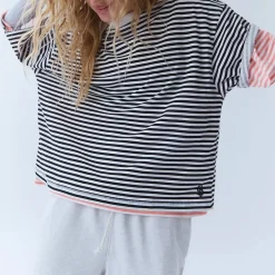 Stripe Tackle T-Shirt - Women's