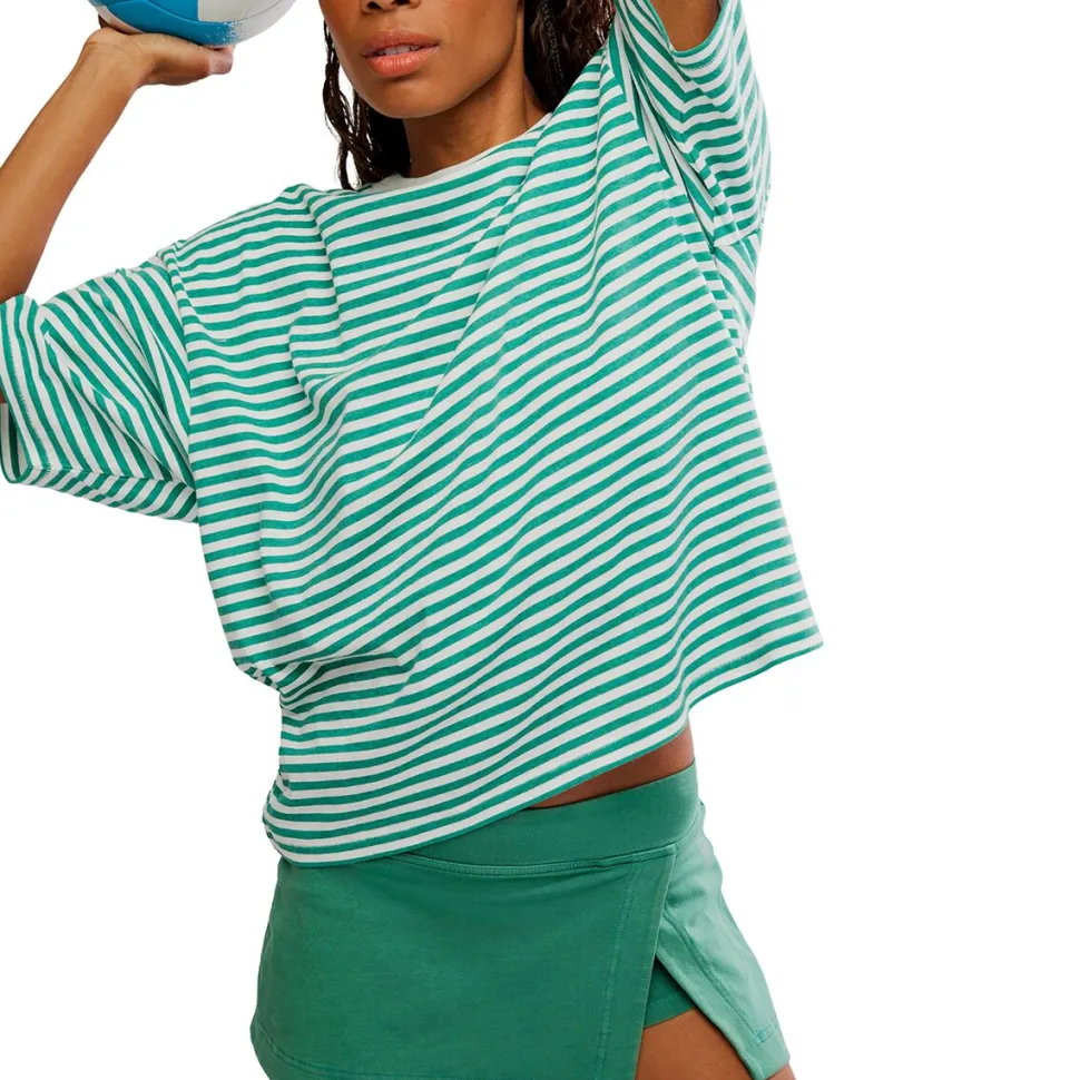 Stripe Tackle T-Shirt - Women's