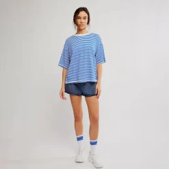 Stripe Tackle T-Shirt - Women's