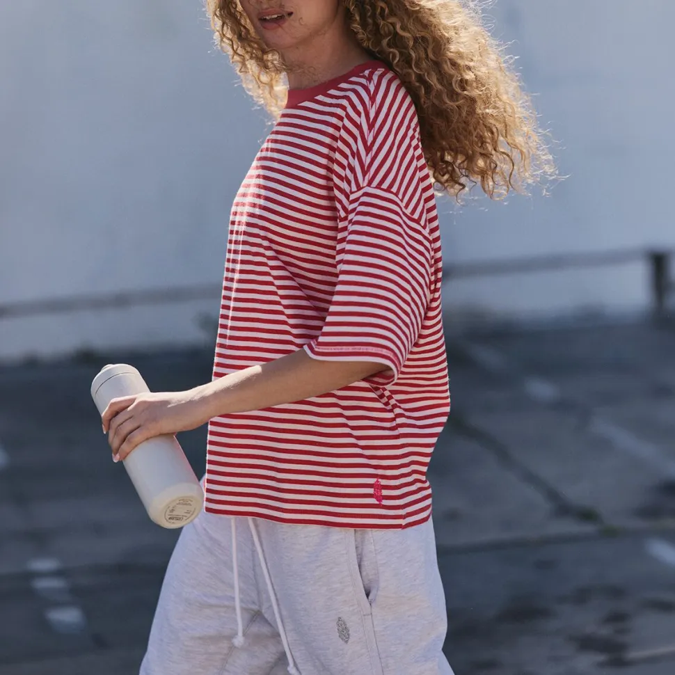 Stripe Tackle T-Shirt - Women's