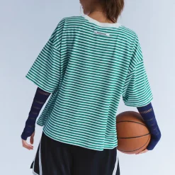 Stripe Tackle T-Shirt - Women's