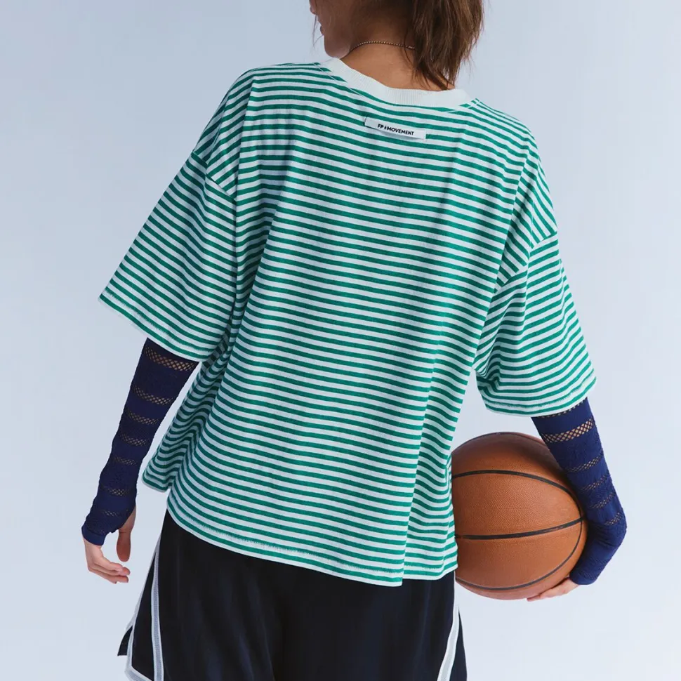 Stripe Tackle T-Shirt - Women's