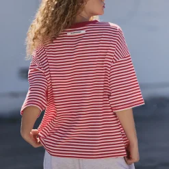 Stripe Tackle T-Shirt - Women's