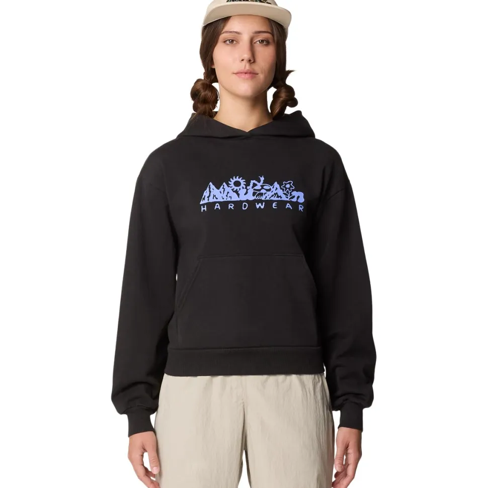 Sun Stash Collab Crop Hoodie - Women's